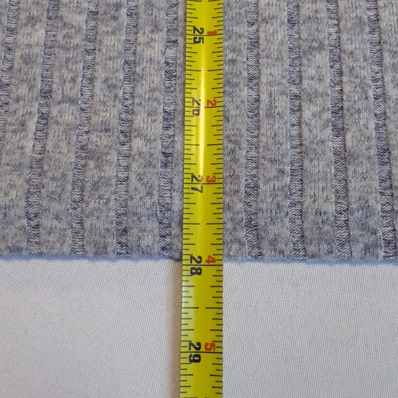 Shein Cream Ribbed Knit  2pc Set V Neck Top Wide Leg Pants Cozy Workwear 2X # - Picture 14 of 16